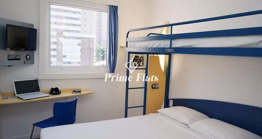 Flat disponível para venda no Ibis Budget São Paulo Morumbi, com 18m², 1 dormitório e 1 vaga