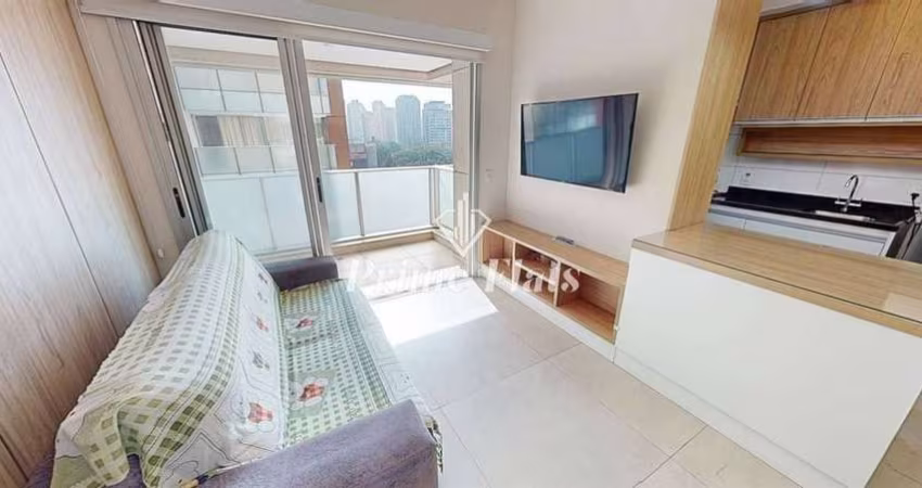 Flat disponível para locação no Condomínio Add Nova Berrini, com 33m², 1 dormitório e 1 vaga