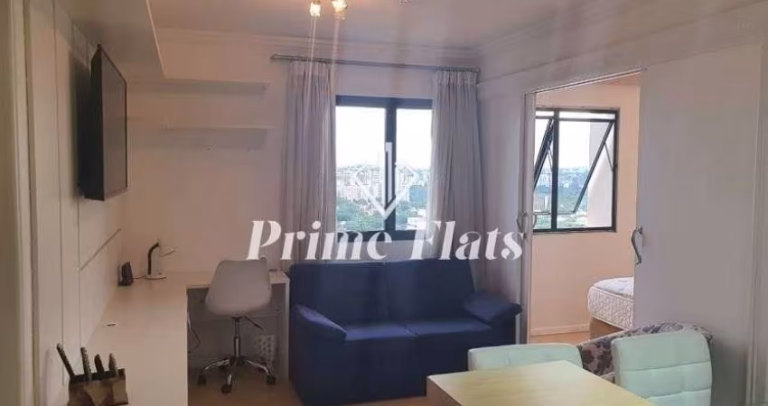 Flat disponível para vrnda no Ninety Hotel, com 55m², 2 dormitórios e 2 vagas