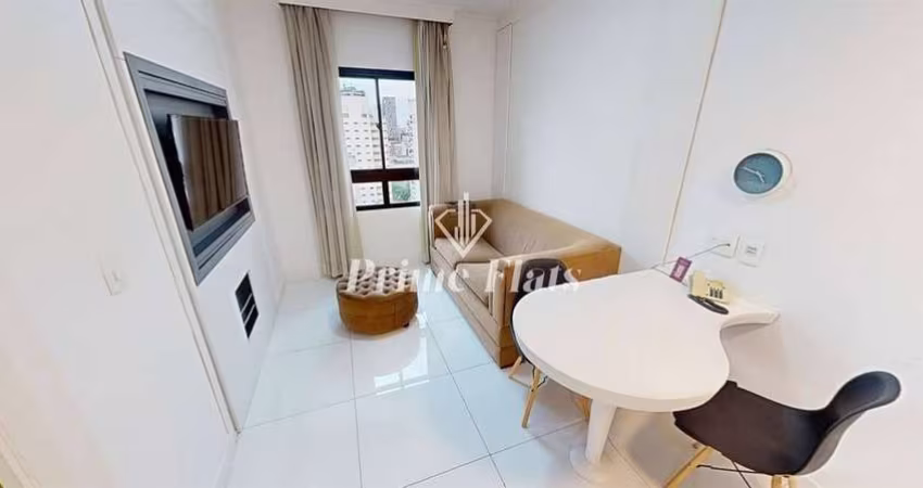 Flat disponível para locação no Mercure São Paulo Pinheiros Hotel, com 28m², 1 dormitório e 1 vaga