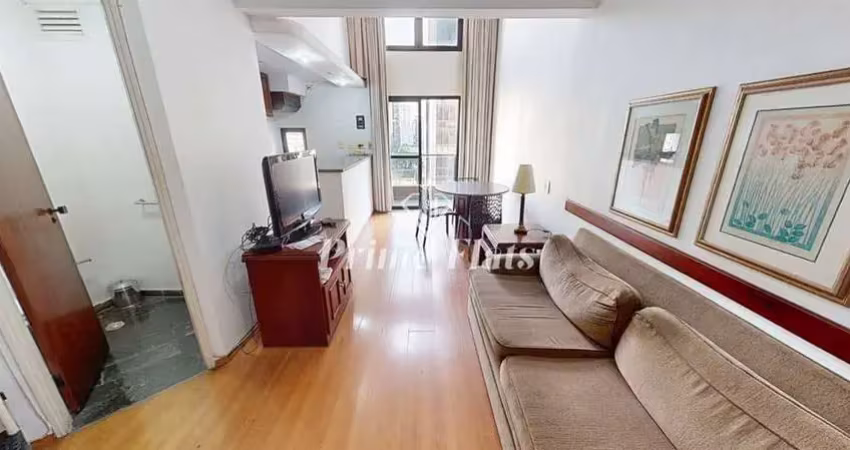 Flat disponível para locação no place vendome flat service em moema, com 52m², 1 dormitório e 1 vaga