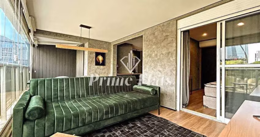 Flat disponível para locação no horizonte jk residencial na vila nova conceição, com 62m², 1 dormitório e 1 vaga