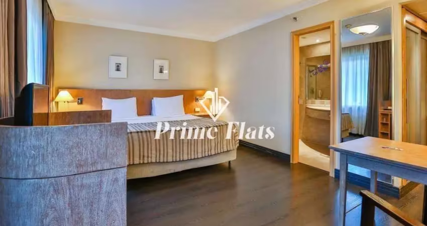 Flat disponível para venda no park inn by radisson berrini no brooklin novo, com 28m², 1 dormitório e 1 vaga de garagem