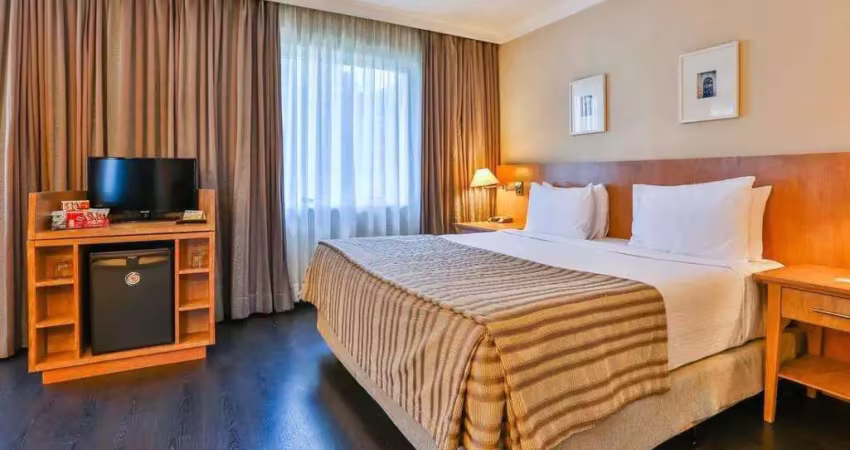 Flat disponível para venda no park inn by radisson berrini no brooklin novo, com 28m², 1 dormitório e 1 vaga de garagem