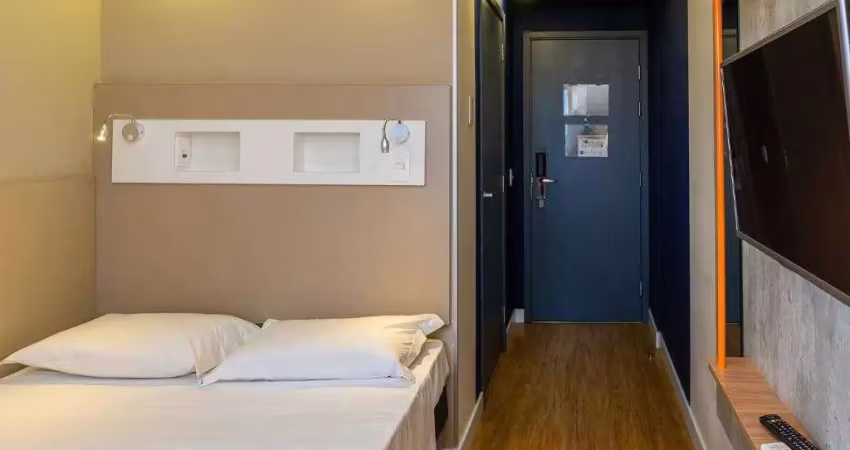 Flat disponível para venda no íbis budget foz do iguaçu, com 18m², 1 dormitório e 1 vaga