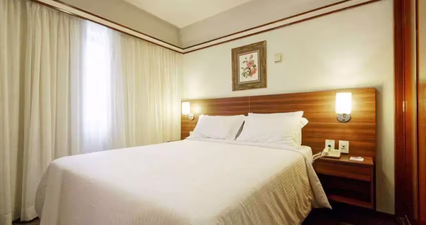 Flat disponível para venda no bristol the time hotel, com 31m², 1 dormitório e 1 vaga de garagem