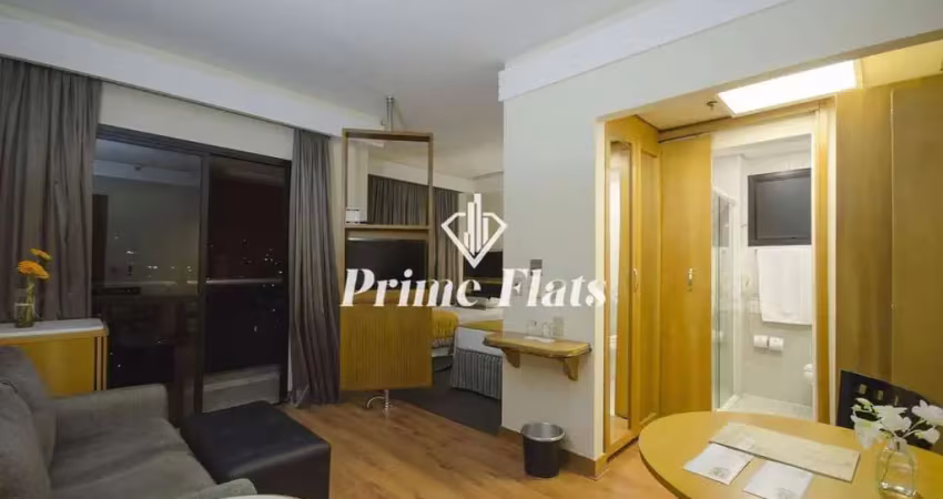 Flat disponível para venda no estanplaza international na chácara santo antônio, com 27m², 1 dormitório e 1 vaga