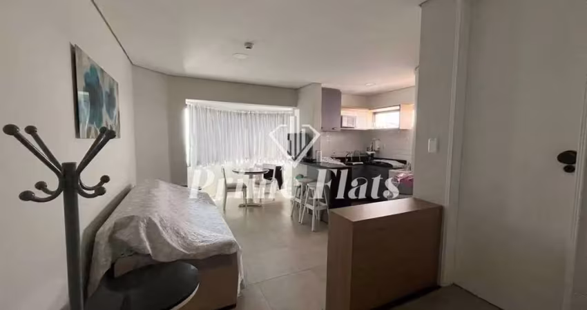 Flat disponível para venda no hotel paulista wall street na bela vista, com 55m², 1 dormitório e 1 vaga de garagem