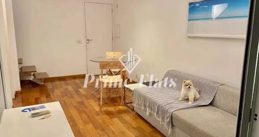 Flat disponível para locação no the blue loft, com 50m², 1 dormitório e 1 vaga de garagem