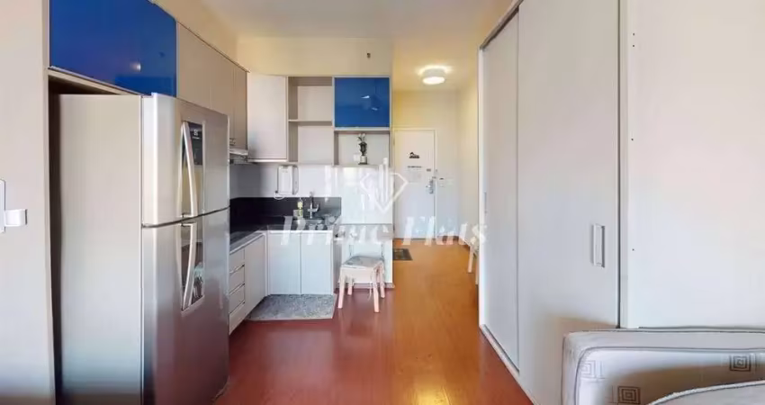 Flat disponível para locação no comfort ibirapuera, com 26m², 1 dormitório e 1 vaga de garagem