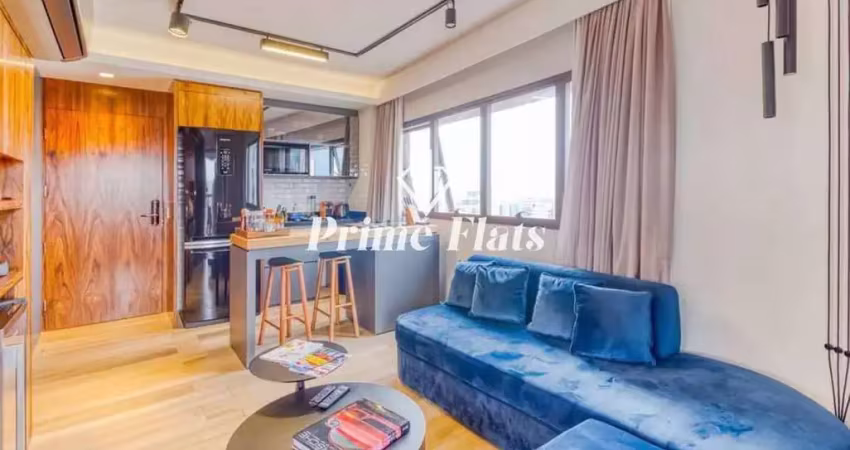 Flat disponível para locação no cyrela by pininfarina no itaim bibi, com 49m², 1 dormitório e 1 vaga