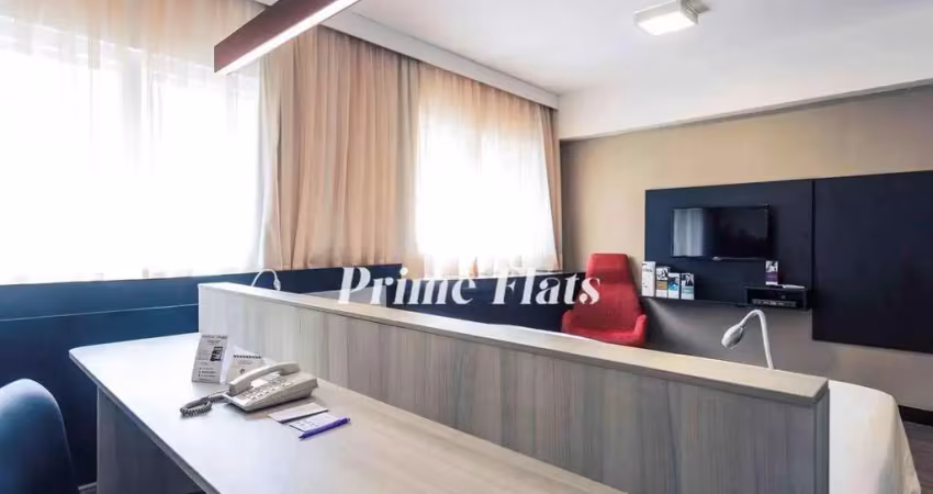Flat disponível para venda no mercure são paulo bela vista, com 28m², 1 dormitório e 1 vaga de garagem