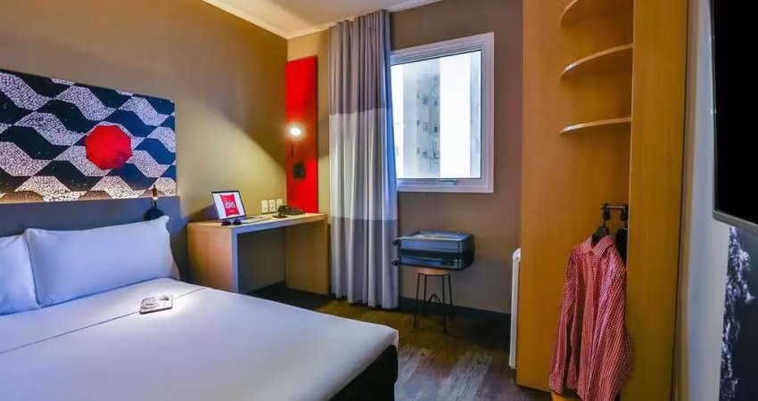 Flat disponível para venda no ibis são paulo morumbi, com 18m², 1 dormitório e 1 vaga