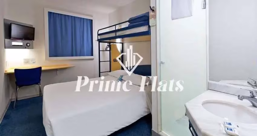 Flat disponível para venda no ibis budget são paulo morumbi, com 18m², 1 dormitório e 1 vaga