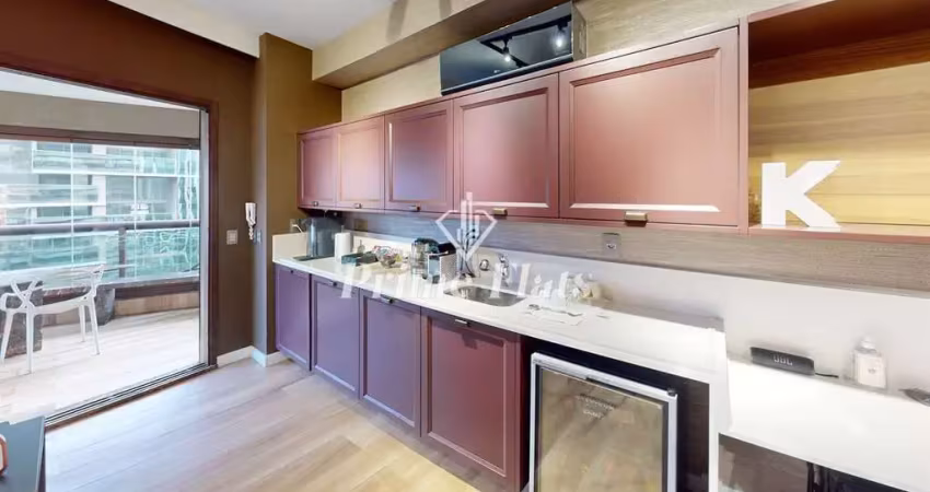Flat disponível para locação no cyrela by pininfarina no itaim bibi, com 49m², 1 dormitório e 1 vaga de garagem