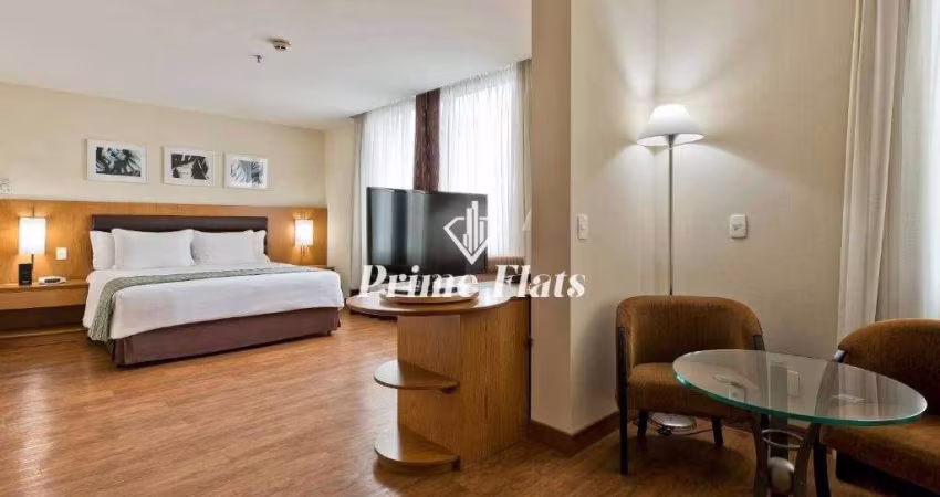 Flat disponível para venda no Meliá Paulista, com 27m², 1 dormitório e 1 vaga de garagem