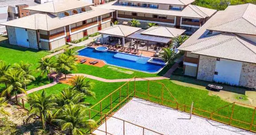 Apartamento térreo 3 suítes pé na areia em itacimirim