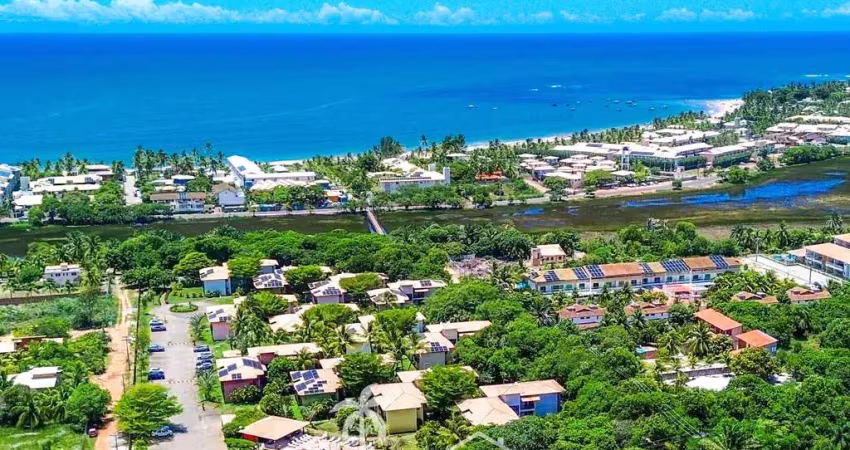Apartamento térreo 2/4 em condomínio com acesso à praia da espera em itacimirim
