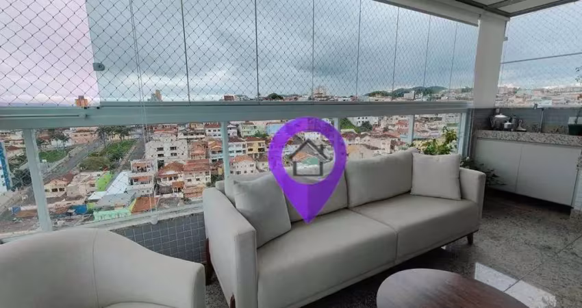 Apartamento premium 140m² no Edifício São Francisco, Centro 3 dormitórios (1 suíte), 2 vagas, varanda gourmet, sauna, jacuzzi e salão de festas