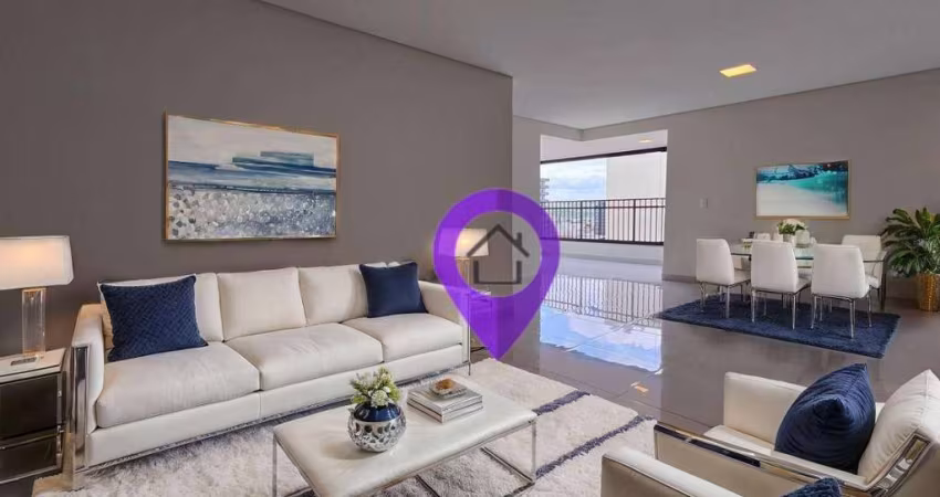 Apartamento no Edifício Rui Barbosa, Centro de Pouso Alegre. 100m², 3 dormitórios (1 suíte), 2 vagas, varanda gourmet