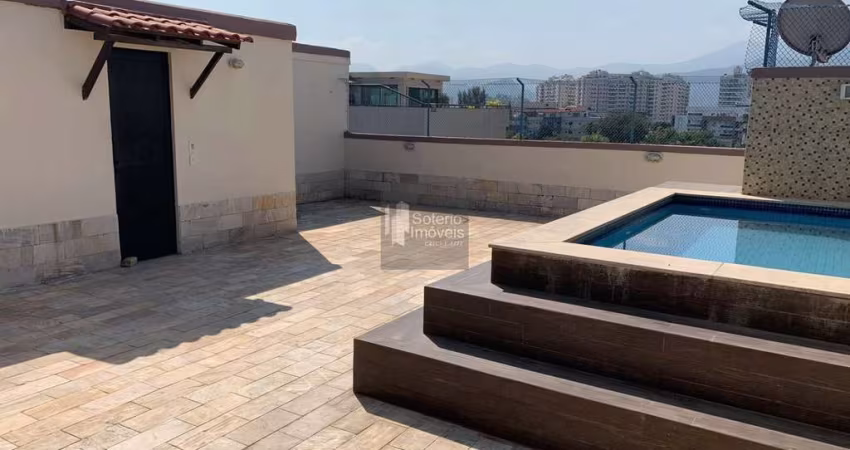 COBERTURA DUPLEX COM 4 QUARTOS NA ´´GLEBA A`` DO RECREIO