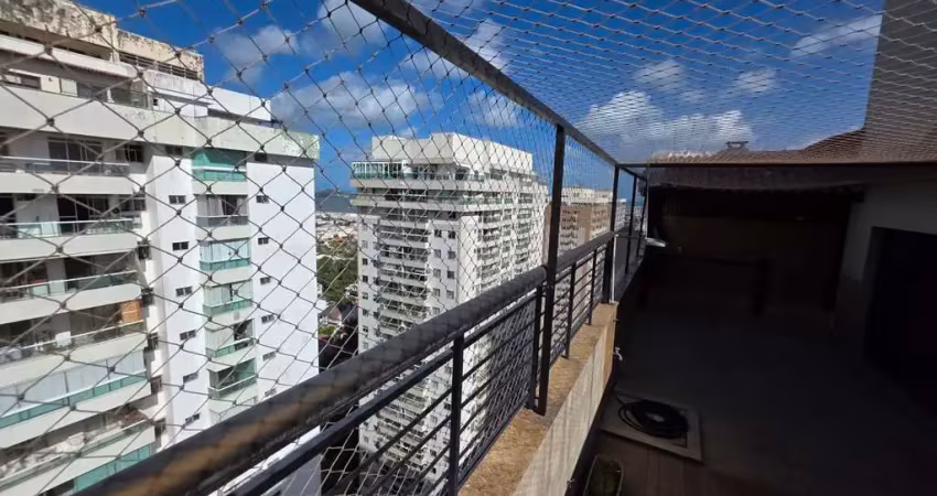 Cobertura no estrela do mar 167m²  3 quartos  barra da tijuca