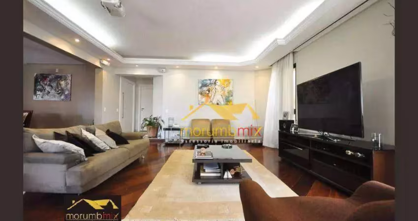 Apartamento com 4 dormitórios à venda,  por r$ 1.760.000 - morumbi