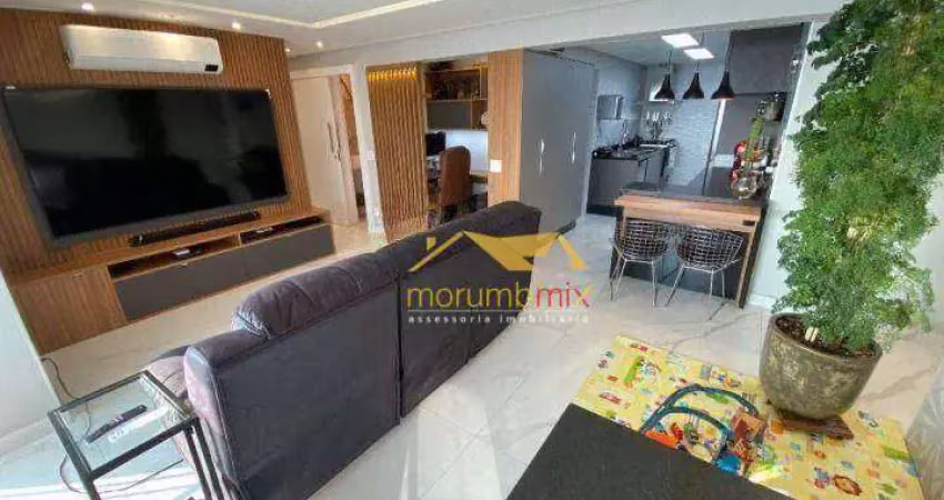 Apartamento com 4 dormitórios à venda, 127 m² por r$ 1.400.000,00 - portal do morumbi - são paulo/sp