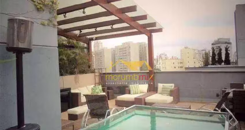 Cobertura à venda, 140 m² por r$ 1.200.000,00 - morumbi - são paulo/sp
