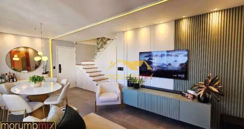 Apartamento duplex à venda, 96 m² por r$ 780.000,00 - morumbi - são paulo/sp