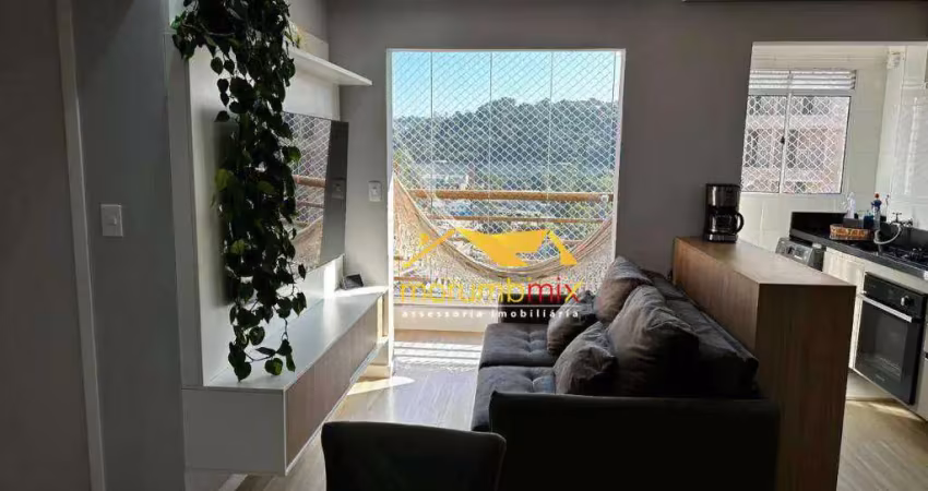 Apartamento com 2 dormitórios à venda, 50 m² por r$ 319.000,00 - jardim vista alegre - embu das artes/sp