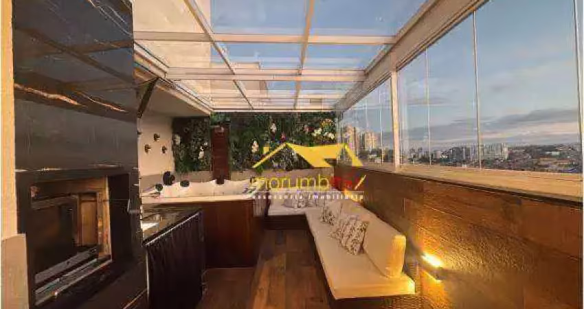 Cobertura com 3 dormitórios à venda, 92 m² por r$ 670.000 - campo limpo - são paulo/sp