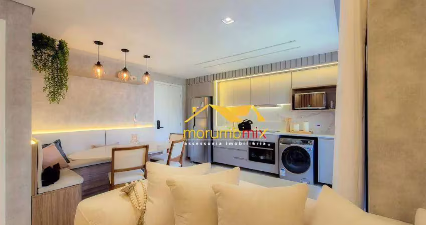 Apartamento para alugar, 27 m² por r$ 5.882,90/mês - morumbi - são paulo/sp