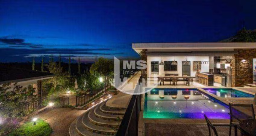 Casa com 4 dormitórios à venda, 395 m² por R$ 3.500.000,00 - Loteamento Residencial Pedra Alta (Sousas) - Campinas/SP