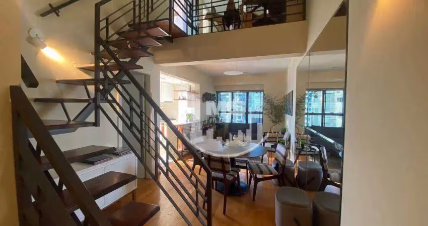 Cobertura com 1 dormitório à venda, 108 m² por R$ 1.050.000,00 - Cambuí - Campinas/SP