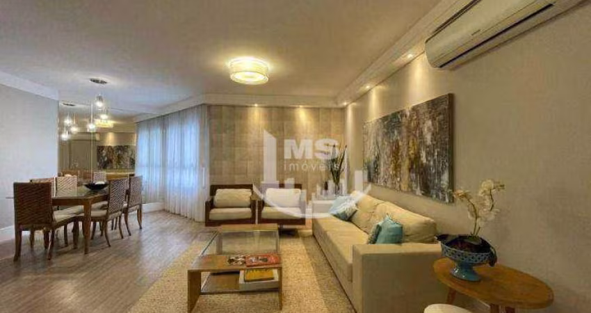 Apartamento com 3 dormitórios para alugar, 167 m² por R$ 6.500,00/mês - Cambuí - Campinas/SP