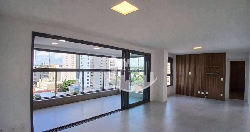 Apartamento com 2 dormitórios para alugar, 114 m² por R$ 12.700,00/mês - Cambuí - Campinas/SP