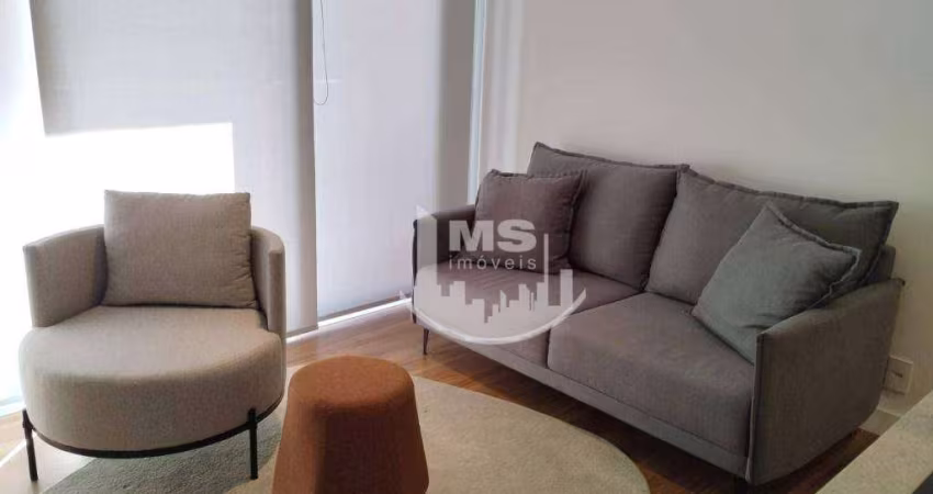 Apartamento com 1 dormitório, 38 m² - venda por R$ 700.000 ou aluguel por R$ 4.500/mês - Cambuí - Campinas/SP