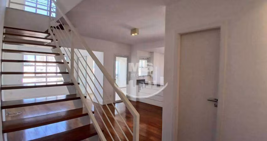 Apartamento com 2 dormitórios para alugar, 104 m² por R$ 5.500,00/mês - Cambuí - Campinas/SP