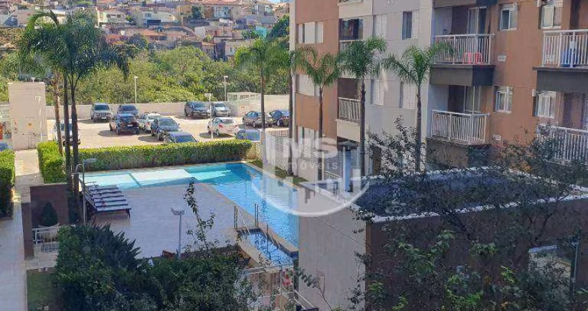 Apartamento com 2 dormitórios para alugar, 51 m² por R$ 2.618,83/mês - Parque União - Jundiaí/SP