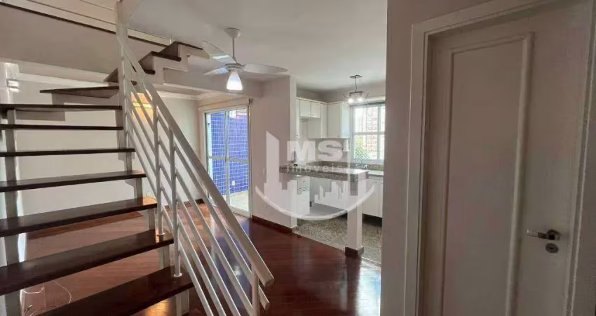 Apartamento com 1 dormitório, 58 m² - venda por R$ 700.000 ou aluguel por R$ 3.500,00/mês - Cambuí - Campinas/SP