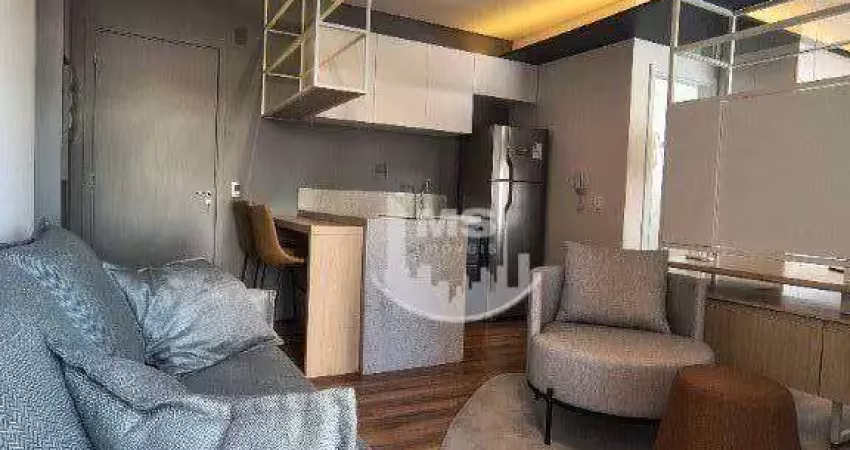 Apartamento com 1 dormitório, 38 m² - venda por r$ 699.990,00 ou aluguel por r$ 5.325,25/mês - cambuí - campinas/sp
