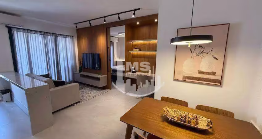 Apartamento com 1 dormitório para alugar, 57 m² por r$5.800,00/mês - cambuí - campinas/sp