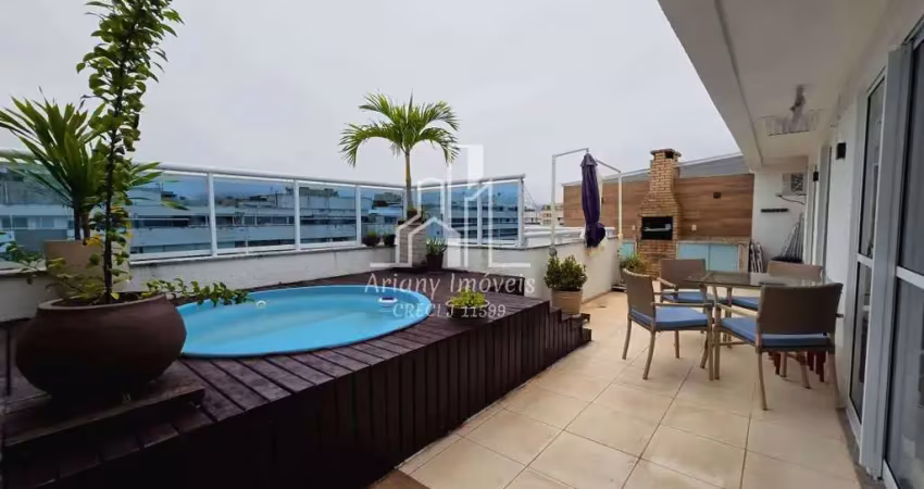 • locação onda carioca | cobertura duplex 3 quartos 154 m² •