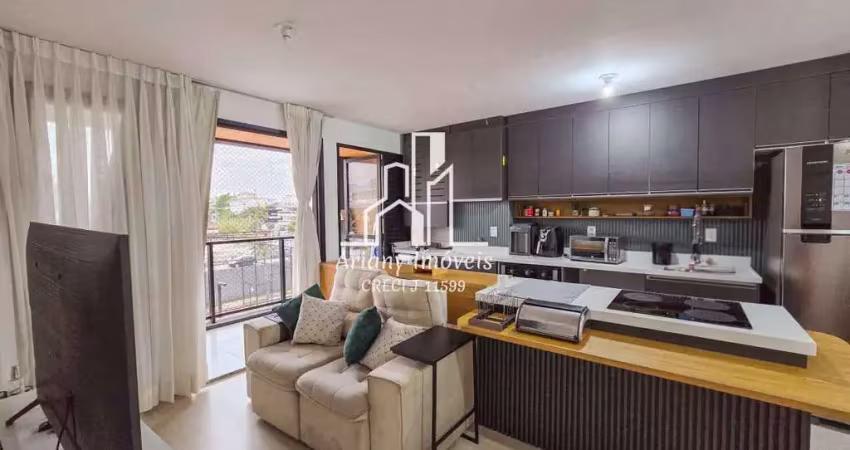 Noir design barra bonita | lindo apartamento 2 quartos - recreio 
