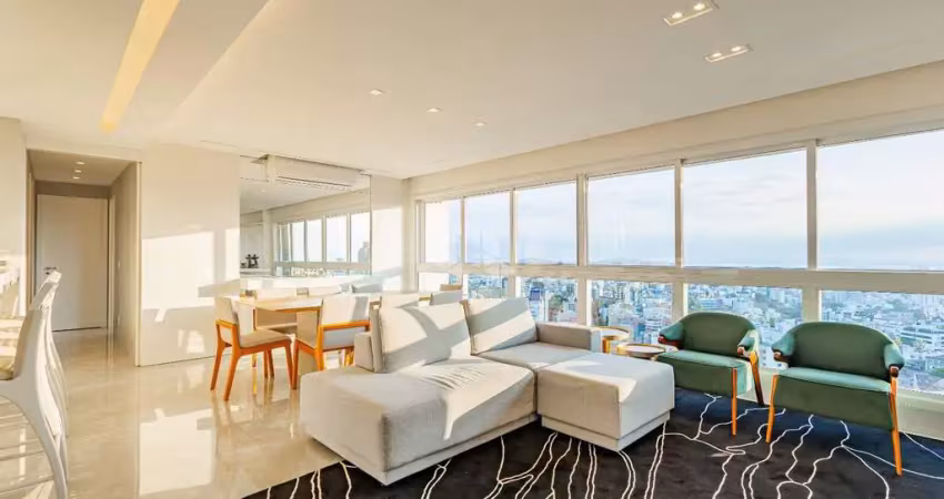 126m² de puro conforto e uma vista de tirar o fôlego no ponto mais alto de porto alegre
