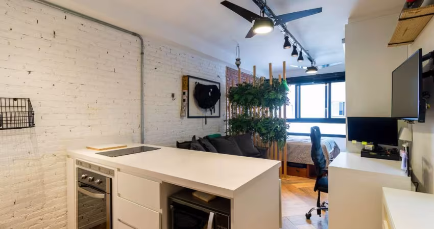 Sensacional studio para venda com 1 quarto, sendo 1 suíte, 31m²