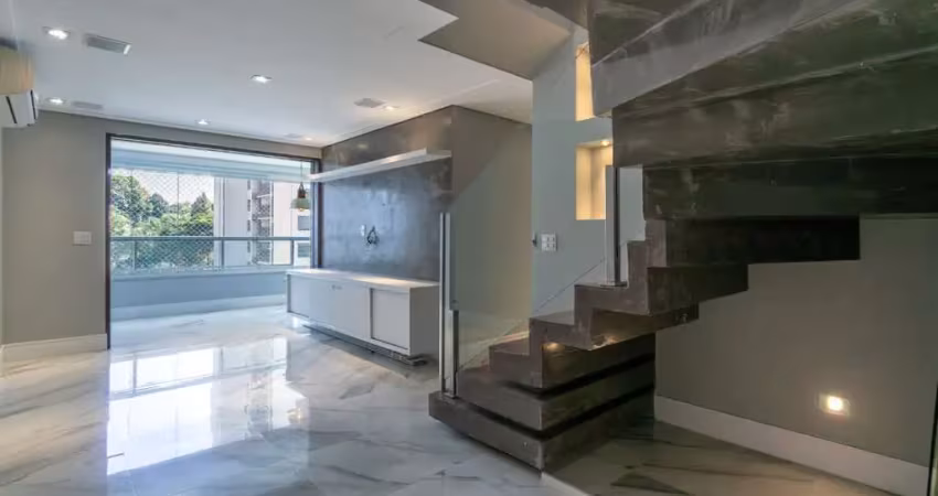 Elegante cobertura para venda em jardim prudência com 3 quartos, sendo 2 suítes, 190m²