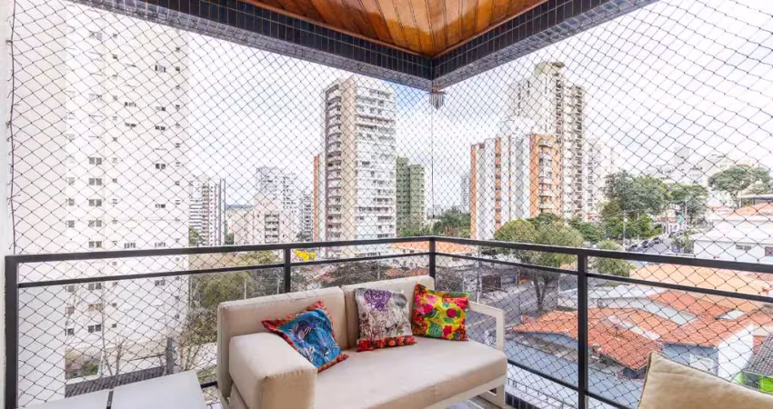 Agradável apartamento tipo para venda em vila mascote com 3 quartos, sendo 3 suítes, 161m²