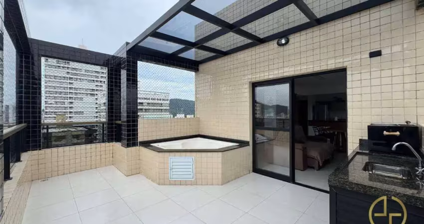 Cobertura com 3 dormitórios à venda, 120 m² por R$ 1.350.000,00 - Canto do Forte - Praia Grande/SP